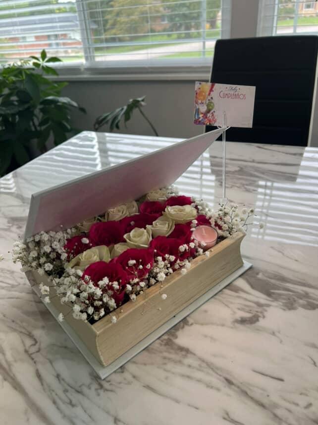 Personalized Red Rose Commission Set